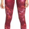 Pants Roxy | Roxy Women'S Frosted Technical Leggings For Women Tibetan Red