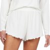 Shorts Roxy | Roxy Women'S Cozy Day Shorts For Women Snow White