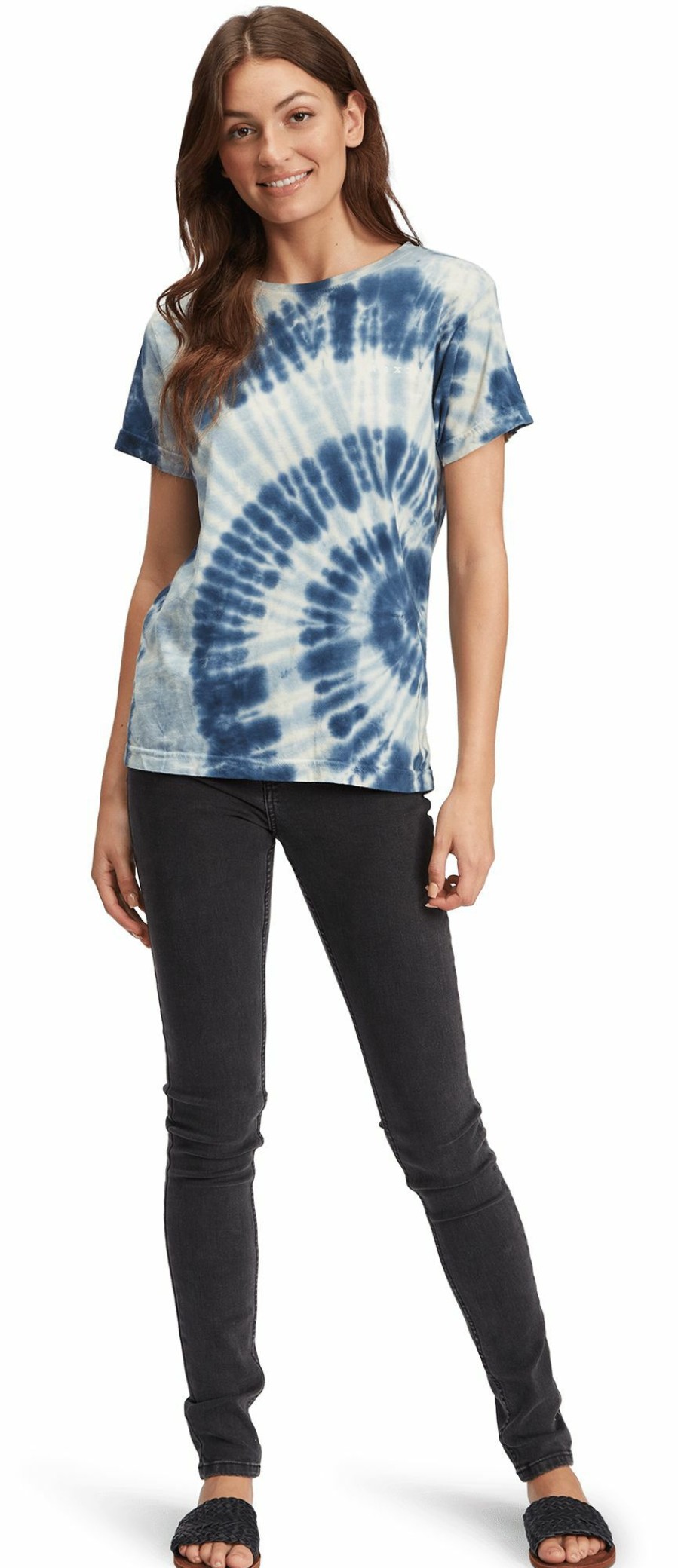 Shirts Roxy | Roxy Women'S Adventure Ready Short Sleeve T-Shirt For Women Mood Indigo