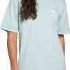 Shirts Roxy | Roxy Women'S Vintage Palm Short Sleeve T-Shirt For Women Canton