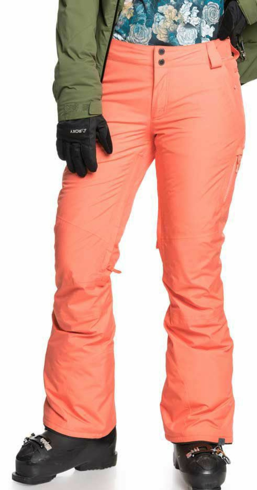 Pants Roxy | Roxy Women'S Gore-Tex Rushmore Snow Pants For Women Fusion Coral