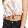 Shirts Roxy | Roxy Women'S Cinched Crop Tank Top For Women Toasted Nut