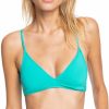 Swimsuits Roxy | Roxy Women'S Sd Beach Classics Athletic Triangle Bikini Top For Women