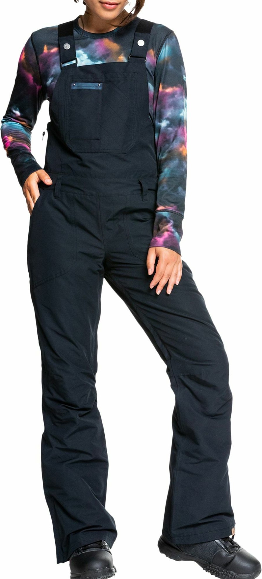 Pants Roxy | Roxy Women'S Rideout Snow Pants For Women True Black