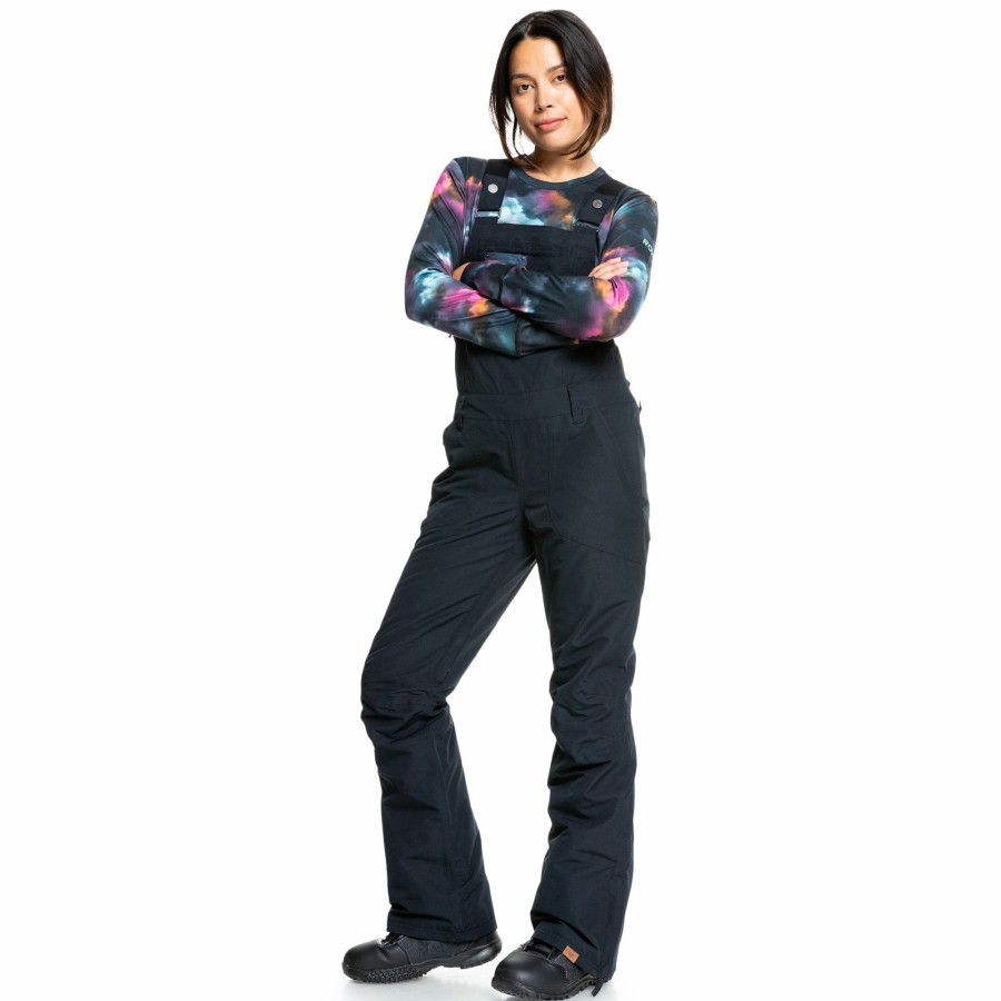 Pants Roxy | Roxy Women'S Rideout Snow Pants For Women True Black