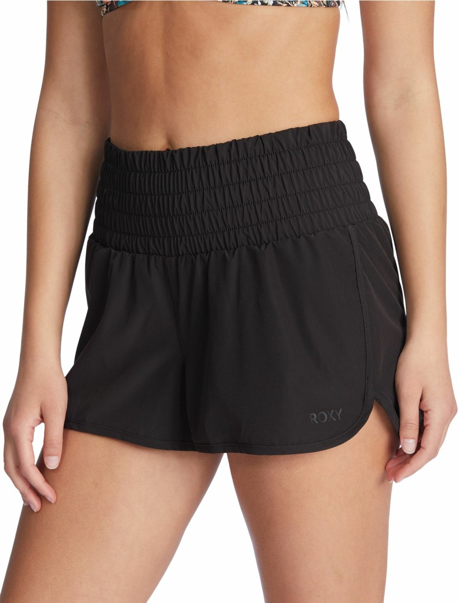 Swimsuits Roxy | Roxy Women'S Maile High Waisted Shorts For Women