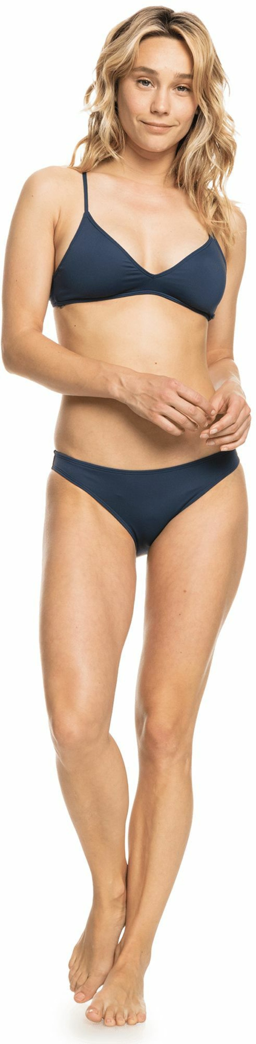 Swimsuits Roxy | Roxy Women'S Beach Classics Moderate Coverage Bikini Bottoms For Women Mood Indigo