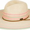 Hats Roxy | Roxy Women'S Feel The Sand Straw Hat For Women Natural