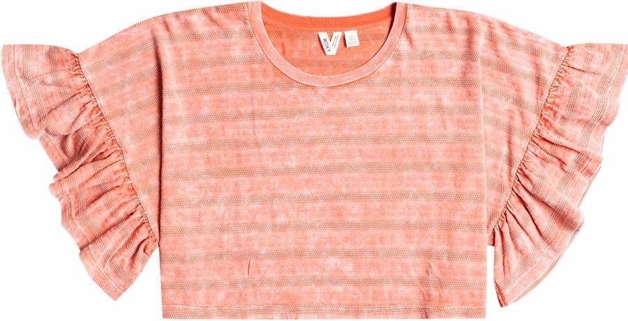 Shirts Roxy | Roxy Women'S Tell Me More Top For Women Ginger