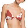 Swimsuits Roxy | Roxy Women'S Garden Trip Elongated Triangle Bikini Top For Women Marsala