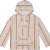 Shirts Roxy | Roxy Women'S Waves & Rays Stripe Pullover Hoodie For Women Snow White Stripe