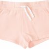 Shorts Roxy | Roxy Women'S Check Out Sweat Shorts For Girls' Peach Bud