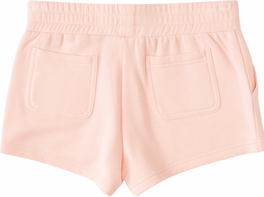 Shorts Roxy | Roxy Women'S Check Out Sweat Shorts For Girls' Peach Bud