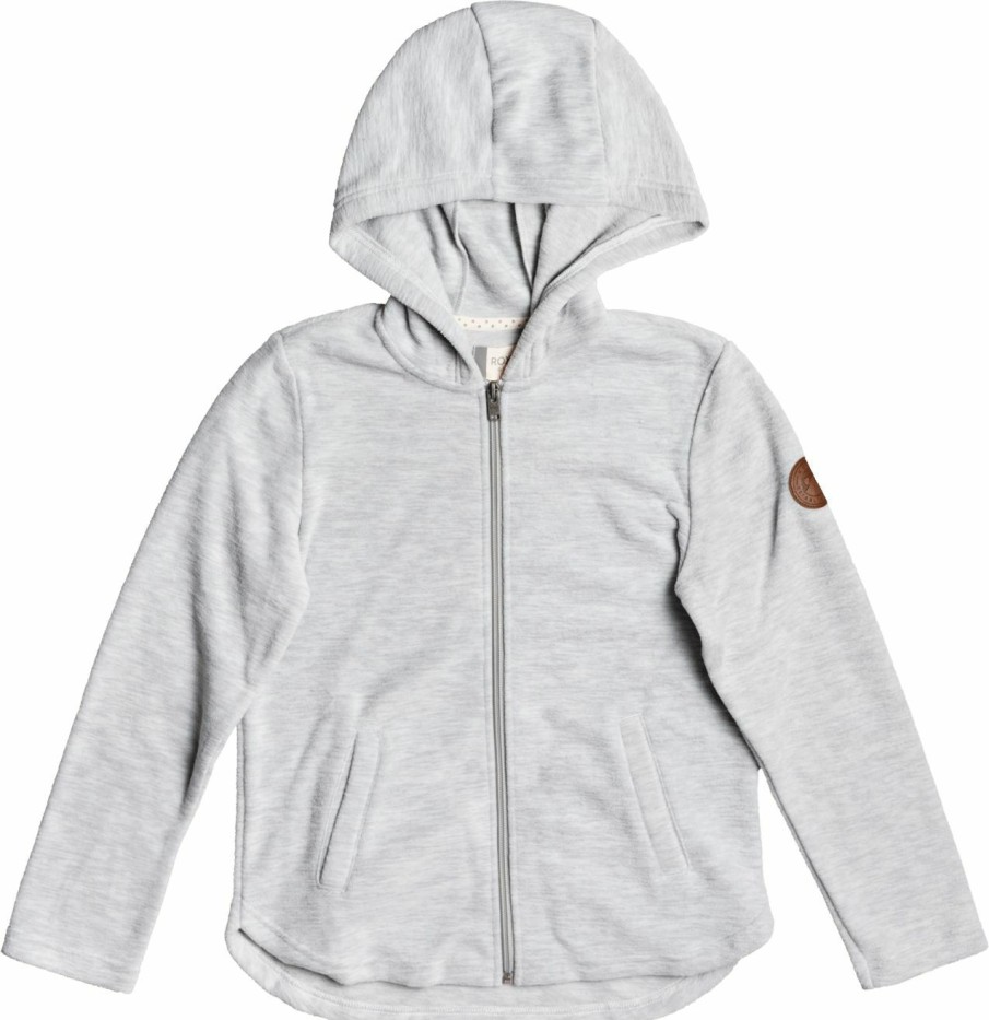 Sweatshirts Roxy | Roxy Girls' A Million Dream Full Zip Hoodie For Girls' Heritage Heather