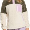 Jackets Roxy | Roxy Women'S Alabama Warmflight Fleece Jacket For Women Parchment