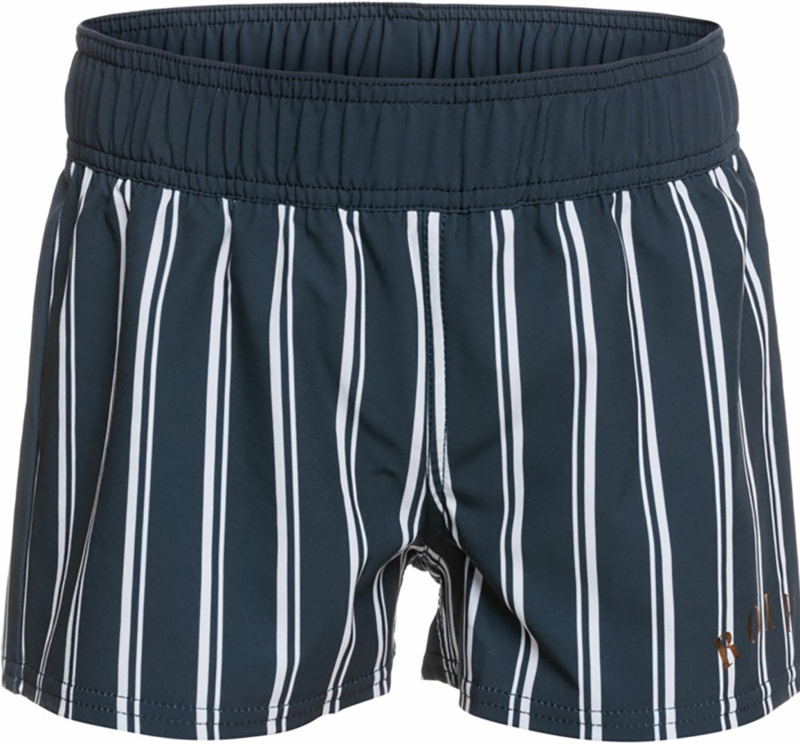 Swimsuits Roxy | Roxy Girls' Same Time 2 Board Shorts For Girls' Mood Indigo