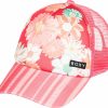 Hats Roxy | Roxy Girls' Honey Coconut Trucker Hat For Girls' Tea Rose