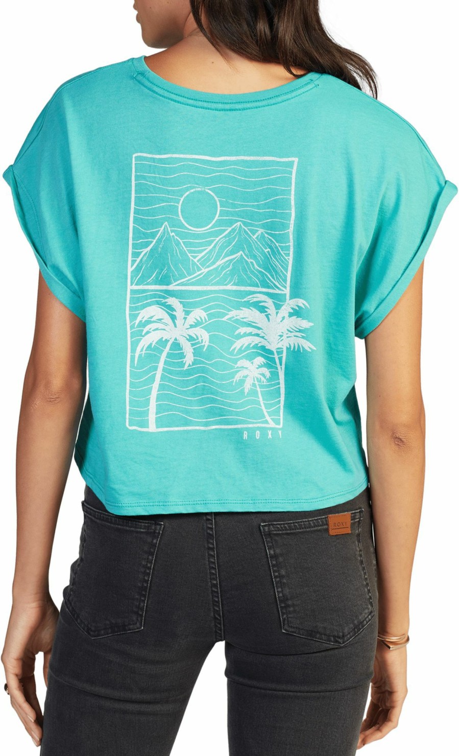 Shirts Roxy | Roxy Women'S Somewhere Warm T-Shirt For Women Latigo Bay