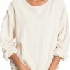 Sweatshirts Roxy | Roxy Women'S Could It Be Mine Pullover For Women Tapioca