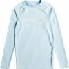 Rashguards Roxy | Roxy Girls' Beach Classics Long Sleeve Rashguard For Girls' Cool Blue