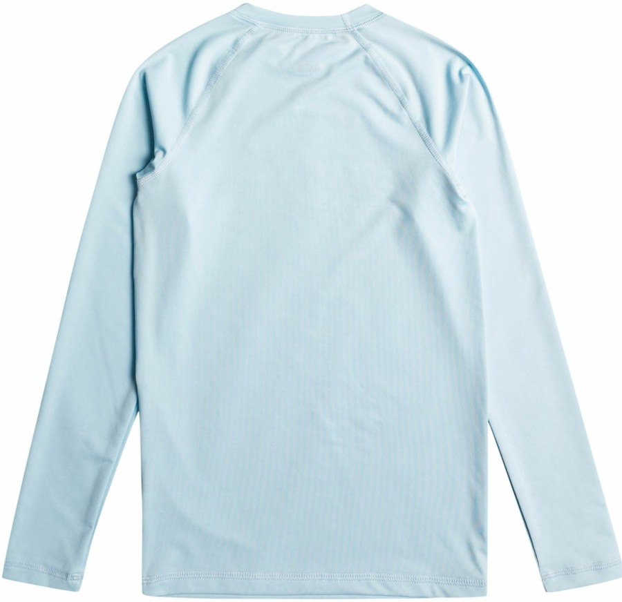 Rashguards Roxy | Roxy Girls' Beach Classics Long Sleeve Rashguard For Girls' Cool Blue