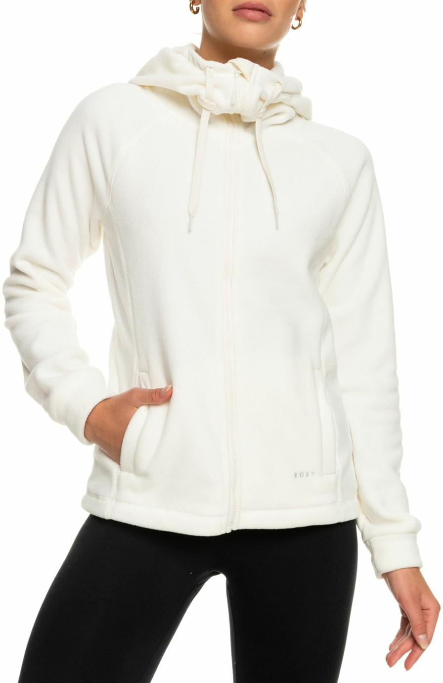 Sweatshirts Roxy | Roxy Women'S Keeping Me Alive Full-Zip Fleece Jacket For Women