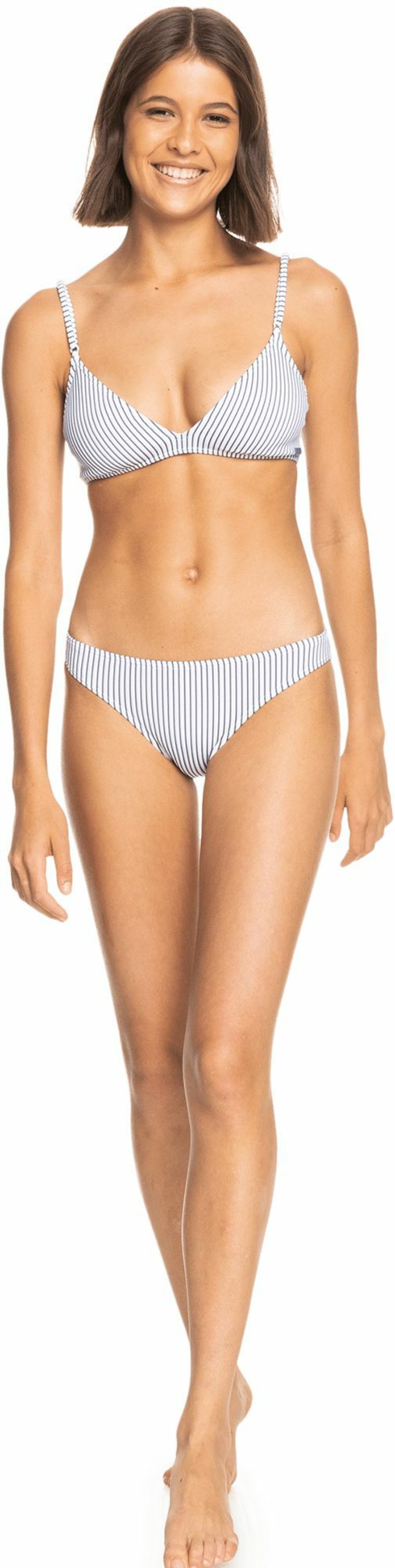 Swimsuits Roxy | Roxy Woman'S Coastal Escape Bikini Bottoms For Women Bijou Blue