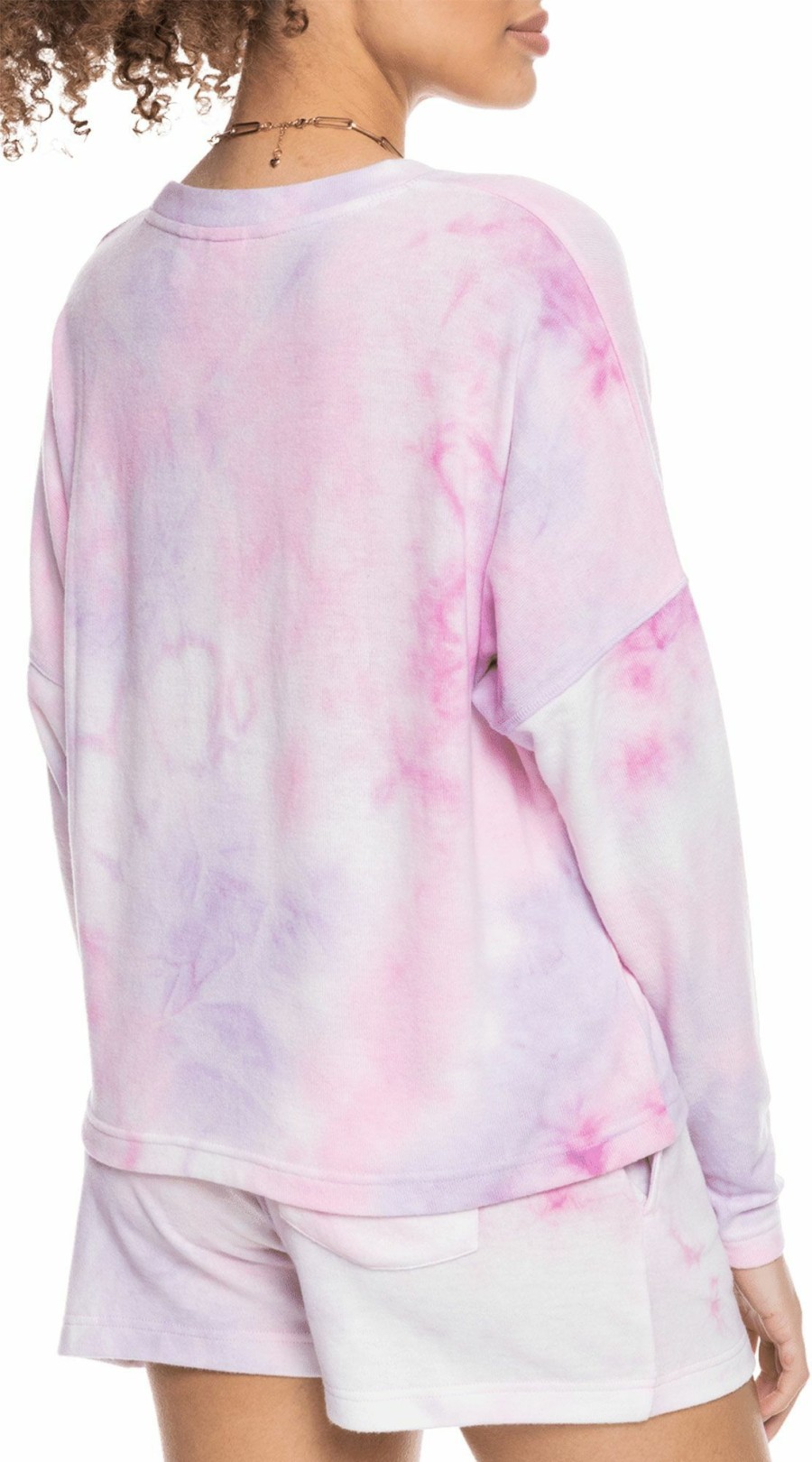 Shirts Roxy | Roxy Women'S Sunshine Spirit Long Sleeve T-Shirt For Women Orchid Petal Combo